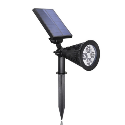 ABS Light Sensor 4 LED Outdoor Solar Power Spotlight