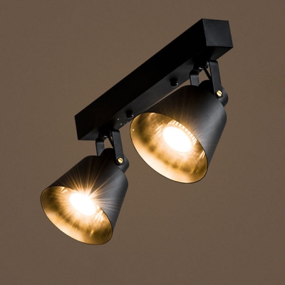 15 Inches Wide Double Head LED Ceiling Light Spotlight