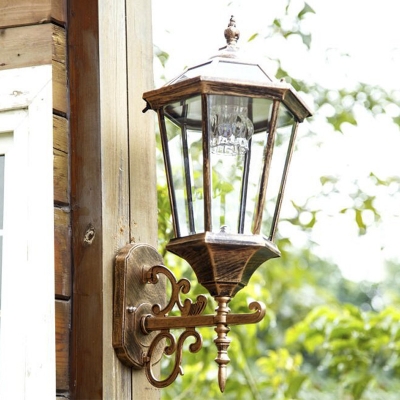 Antique Bronze Super Bright 20'' H Solar LED Outdoor Wall Lantern