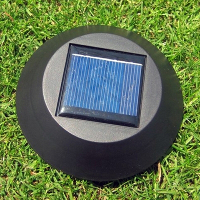 4 Inches High Plastic Mini Solar Powered 4 LED Wall Lighting
