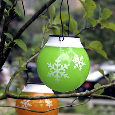Plastic 1 LED Portable Lantern Solar Powered Decorative Light (More Colors Available)