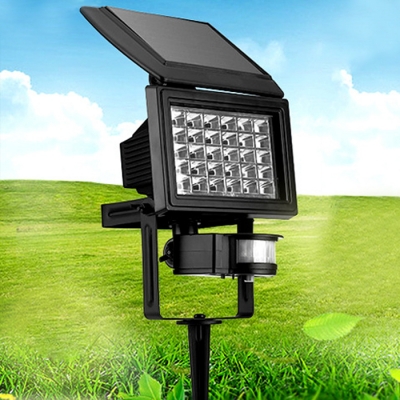 Smart Motion Sensor 30 LEDs Solar Powered Landscape Lawn Flood Lighting