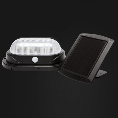 10-LED Solar Motion Sensor Super Bright Waterproof Outdoor Step Light with a Solar Panel