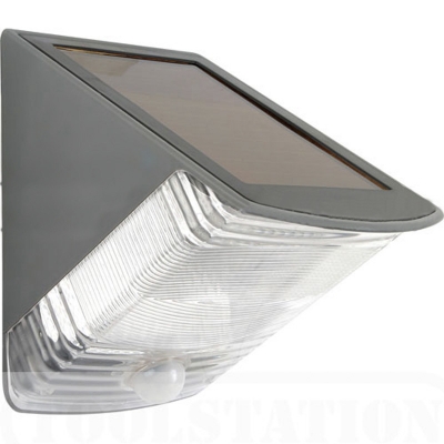 Stainless Steel Base Super Bright LED Solar Motion Sensor Burglary Resistant Wedge Outdoor Step Light