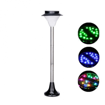 Super Bright 12 Leds 32 Inches High, Solar Powered Outdoor Floor Lamp