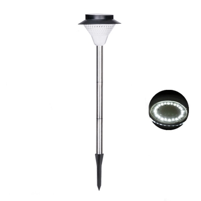 Modern Stainless Steel 12 LEDs Super Bright Solar Powered Pathway Lighting (More Light Color Available)
