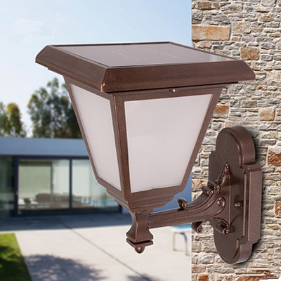 Super Bright Modern Wireless 12 Inches Height Solar Outdoor Led Wall Light