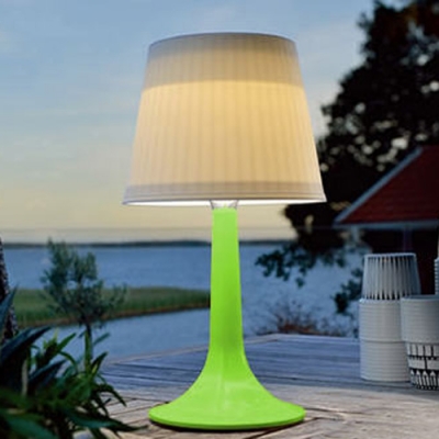 Graceful 14'' H Solar Powered LED Wireless Outdoor Indoor Portable Table Lamp