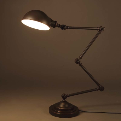 

Oil Rubbed Bronze 1 Light Adjustable LED Desk Lamp Task Lighting Fixture, HL421817