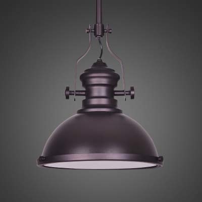 13'' Wide Single Light Industrial Indoor LED Hanging Lamp for Barn