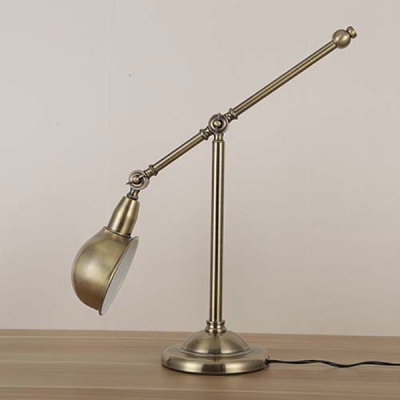 Modern Looking 1 Light LED Desk Lamp in Nickel Finish