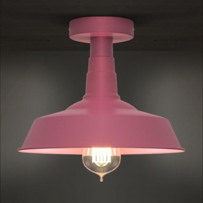Pink Lady Semi Flush 1 Light Ceiling Light
