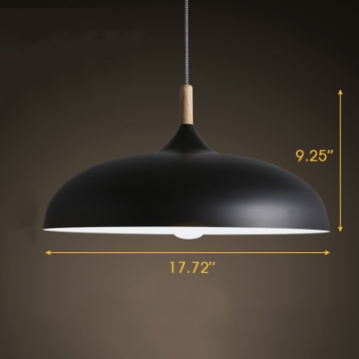 Northern Style Lighting Black LED Pendant Light Ceiling Light Fixtures