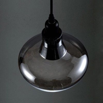 Dark Grey Industry LOFT Glass Pendant