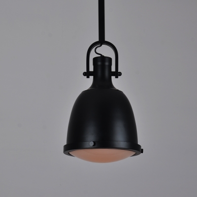 

Black Finished Indoor Hanging Pendant with Bell Shade, HL426424