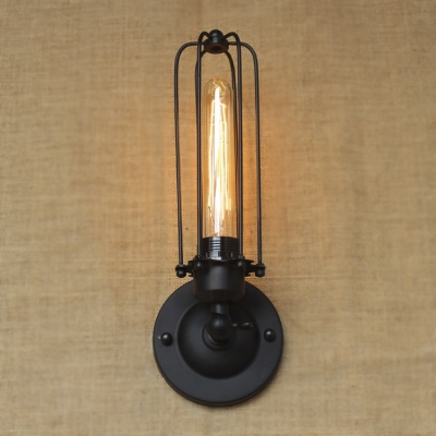 

Adjustable Sconce Wall Light with Wire Cage, HL426513