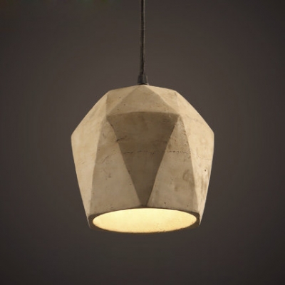 Industrial Style Cement Indoor Mini Hanging Pendant