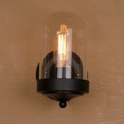 Industrial Minimalism Style Practical Wall Sconce in Black