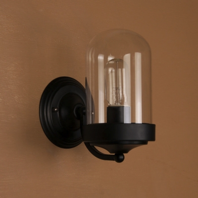 Industrial Minimalism Style Practical Wall Sconce in Black