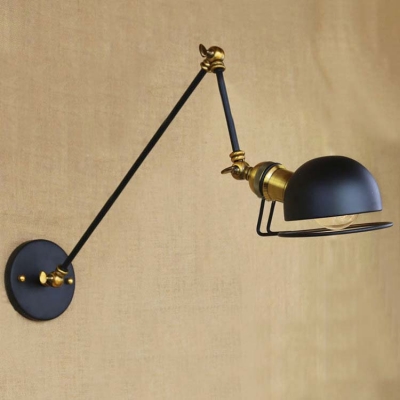 Industrial Classic Bedroom Wall Lamp Reading Light In Black Beautifulhalo Com - Wall Reading Light Bedroom