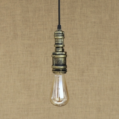 Vintage Lodge Industrial Pendant in Aged Bronze Finish
