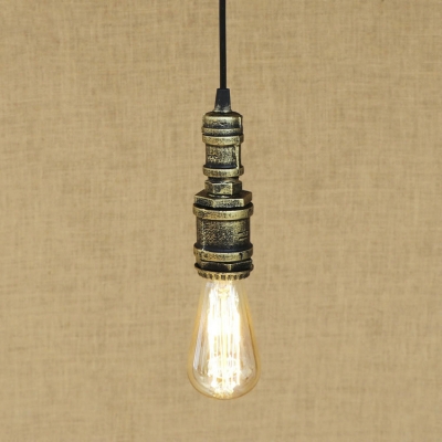 Vintage Lodge Industrial Pendant in Aged Bronze Finish