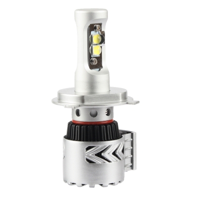 Car Dual Beam LED Headlight Bulbs H4 72W 12000LM 6500K XHP50 CREE LED Pack of 2