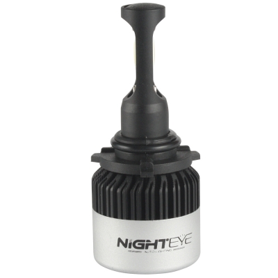 NIGHTEYE S2 Car LED Headlight Bulbs 9006/HB4 72W 9000LM 6500K Bridgelux COB LED Pack of 2
