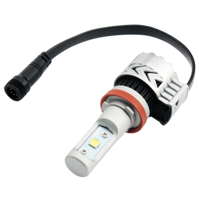 Car Dual Beam LED Headlight Bulbs H11 72W 12000LM 6500K XHP50 CREE LED Pack of 2