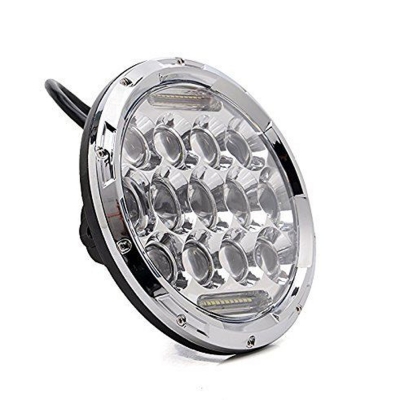 7 Inch 75W LED Headlight for Jeep Wrangler Hi/Lo Beam with DRL Projection Headlights Cree LED Pack of 2