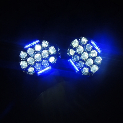 7 Inch 75W LED Headlight for Jeep Wrangler JK LJ CJ Hi/Lo Beam with DRL Function Cree LED Pack of 2