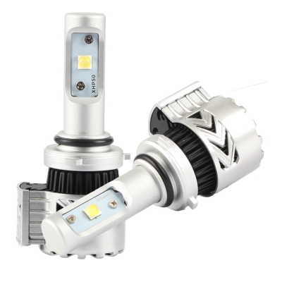 Car Dual Beam LED Headlight Bulbs 9006/HB4 72W 12000LM 6500K XHP50 CREE LED Pack of 2