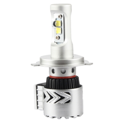 Car Dual Beam LED Headlight Bulbs H4 72W 12000LM 6500K XHP50 CREE LED Pack of 2