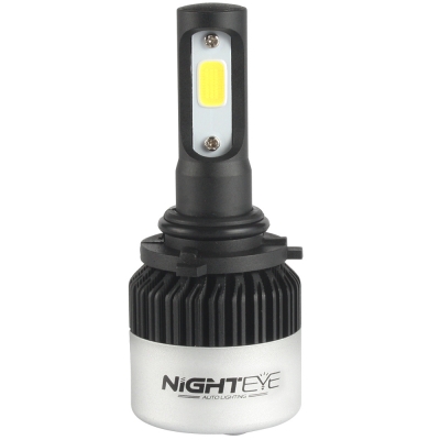 NIGHTEYE S2 Car LED Headlight Bulbs 9006/HB4 72W 9000LM 6500K Bridgelux COB LED Pack of 2