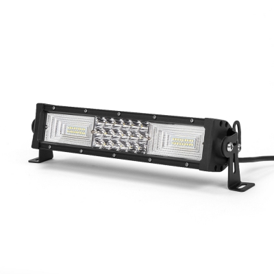 7D+ 13 Inch Combo Beam LED Work Light Bar 162W Tri-Row 150 Degree Flood and 30 Degree Spot OSRAM LED Car Light for Off Road Truck ATV SUV 4WD Car - NEW ARRIVAL