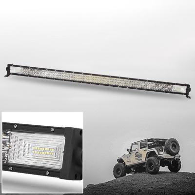 7D+ 52 Inch Combo Beam LED Work Light Bar 675W Tri-Row 30 Degree Spot & 150 Degree Flood OSRAM LED Car Light for Off Road Truck ATV SUV 4WD Car - NEW ARRIVAL