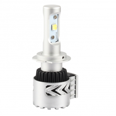 Car Dual Beam LED Headlight Bulbs H7 72W 12000LM 6500K XHP50 CREE LED Pack of 2