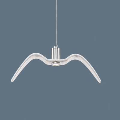 

Seagull Resin Pendant Light Minimal White, HL440446, Black;white