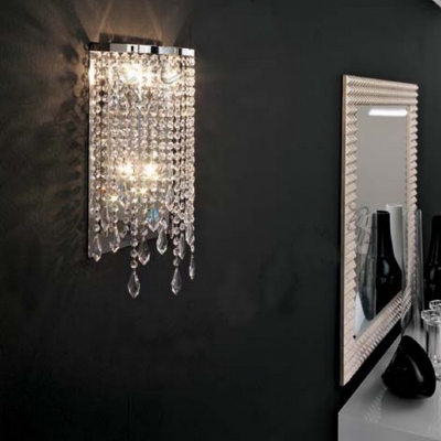 Crystal Wall Sconce Luxury 8''