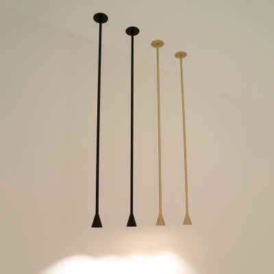 

Mini linear Conical Shade Pendant Light Black, HL440785