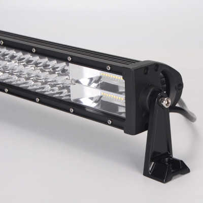 7D+ 32 Inch LED Work Light Bar 405W OSRAM Tri-Row Spot Flood Combo for Offroad 4x4 Jeep Truck ATV SUV 4WD Pickup Boat