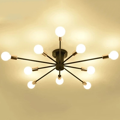 Modern Chandelier Sputnik Style, 10 Lights