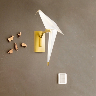 Paper Cranes Wall Sconce