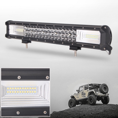 7D+ 20 Inch LED Work Light Bar 288W OSRAM 3 Rows Spot Flood Combo for Offroad 4x4 Jeep Truck ATV SUV 4WD Pickup Boat