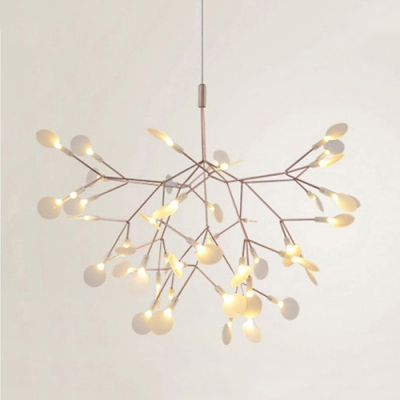 LED Wire Branch Structure Chandelier, 45 Lights
