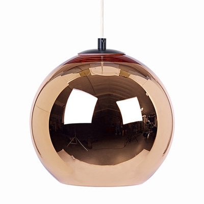 Chrome Ball Pendant Light Copper/Gold/Silver 17.71