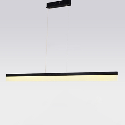 Linear LED Flat Suspension, 24'' Width