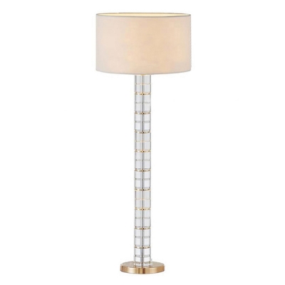 Crystal Section Long Column Floor Lamp, Column Floor Lamp Shade