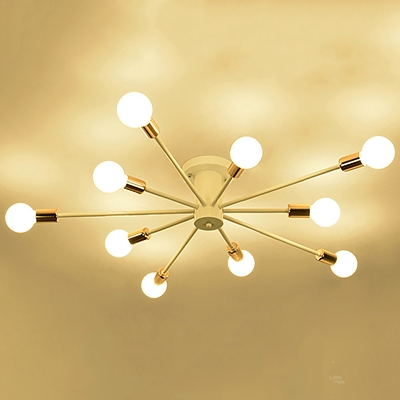 Modern Chandelier Sputnik Style, 10 Lights