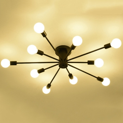 Modern Chandelier Sputnik Style, 10 Lights